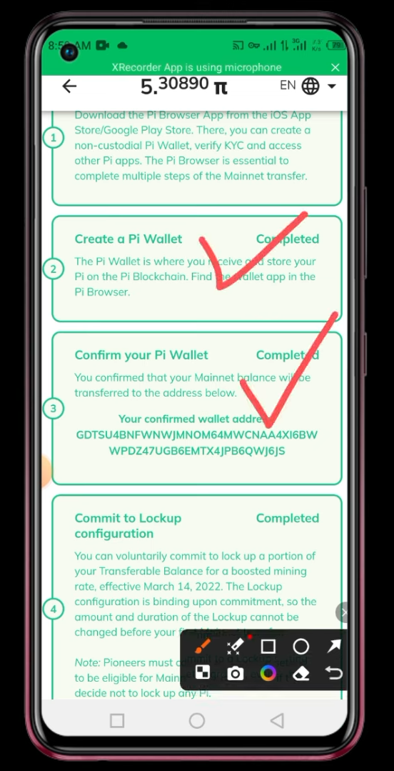  recover pi wallet passphrase 