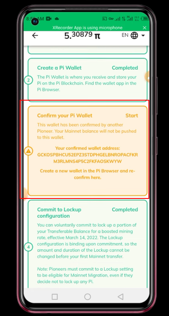  recover pi wallet passphrase 