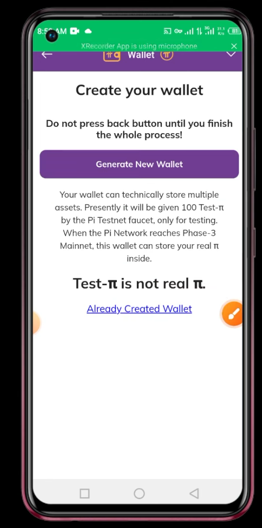 recover pi wallet passphrase 