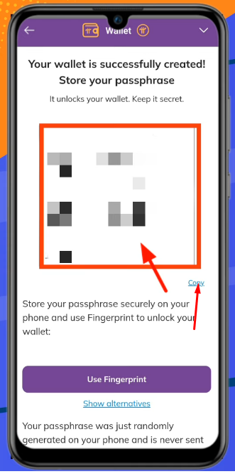 withdraw pi coin