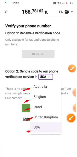 Pi network verify phone number Problem solve